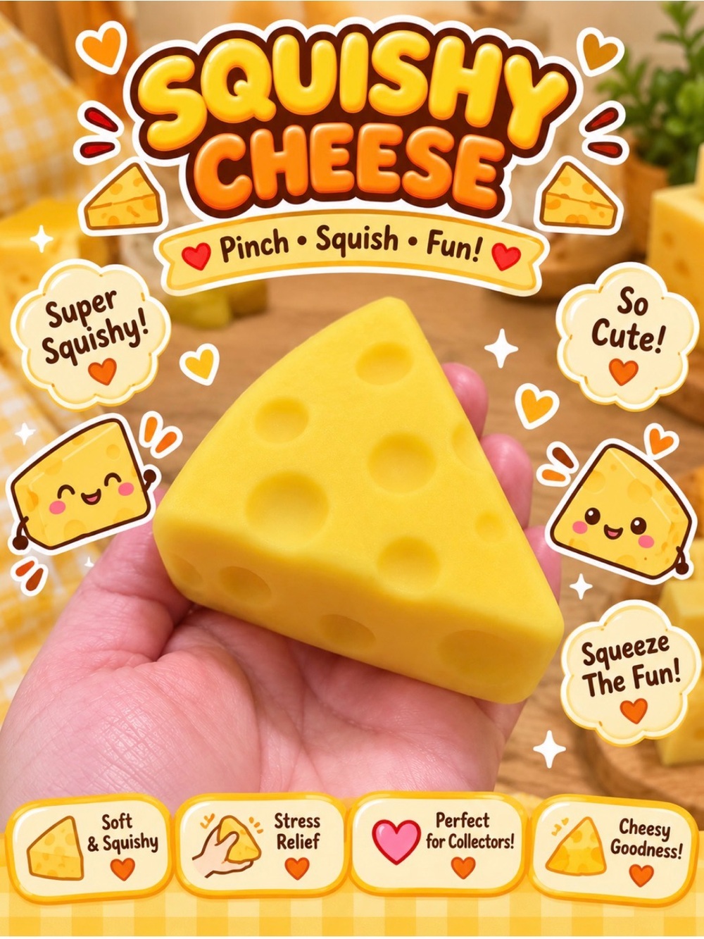 Squishy Cheese Wedge 🧀